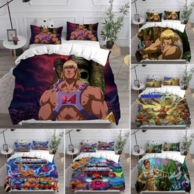 Cosplay Masters of the Universe 3D Bettbezug Bettwäsche Set Kissenbezug