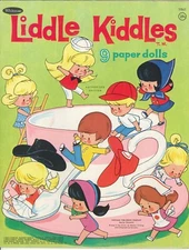 VINTGE 1960s LIDDLE KIDDLE PAPER DOLL CUTE  ORIG SIZE UNCUT REPOR READ ALL
