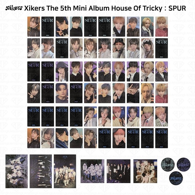 Xikers The 5th Mini Album House Of Tricky: SPUR Official Photocard Postcard KPOP