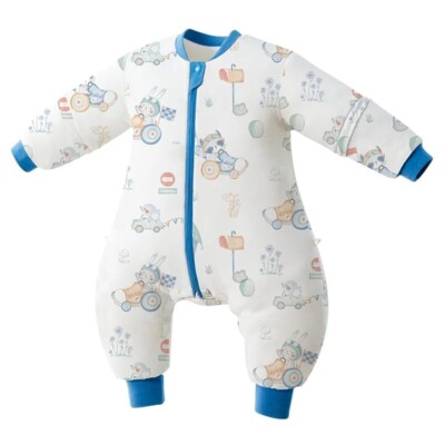 usbettas Toddler Sleep Sack with Feet,100% Cotton Baby Sleep Bag  6-18mths - Main Image