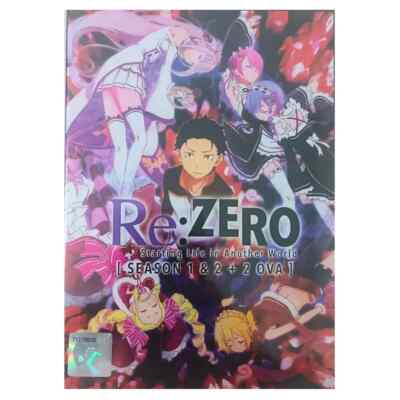 Anime DVD Re: Zero Starting Life In Another World Season 1+2 + 2 OVA English