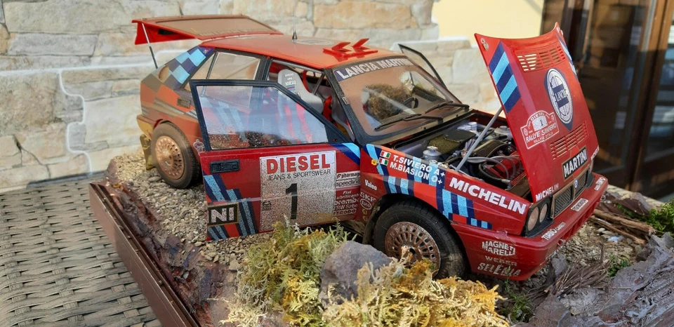 lancia delta kit italeri scala 1/12 sanremo - Immagine 2 di 4