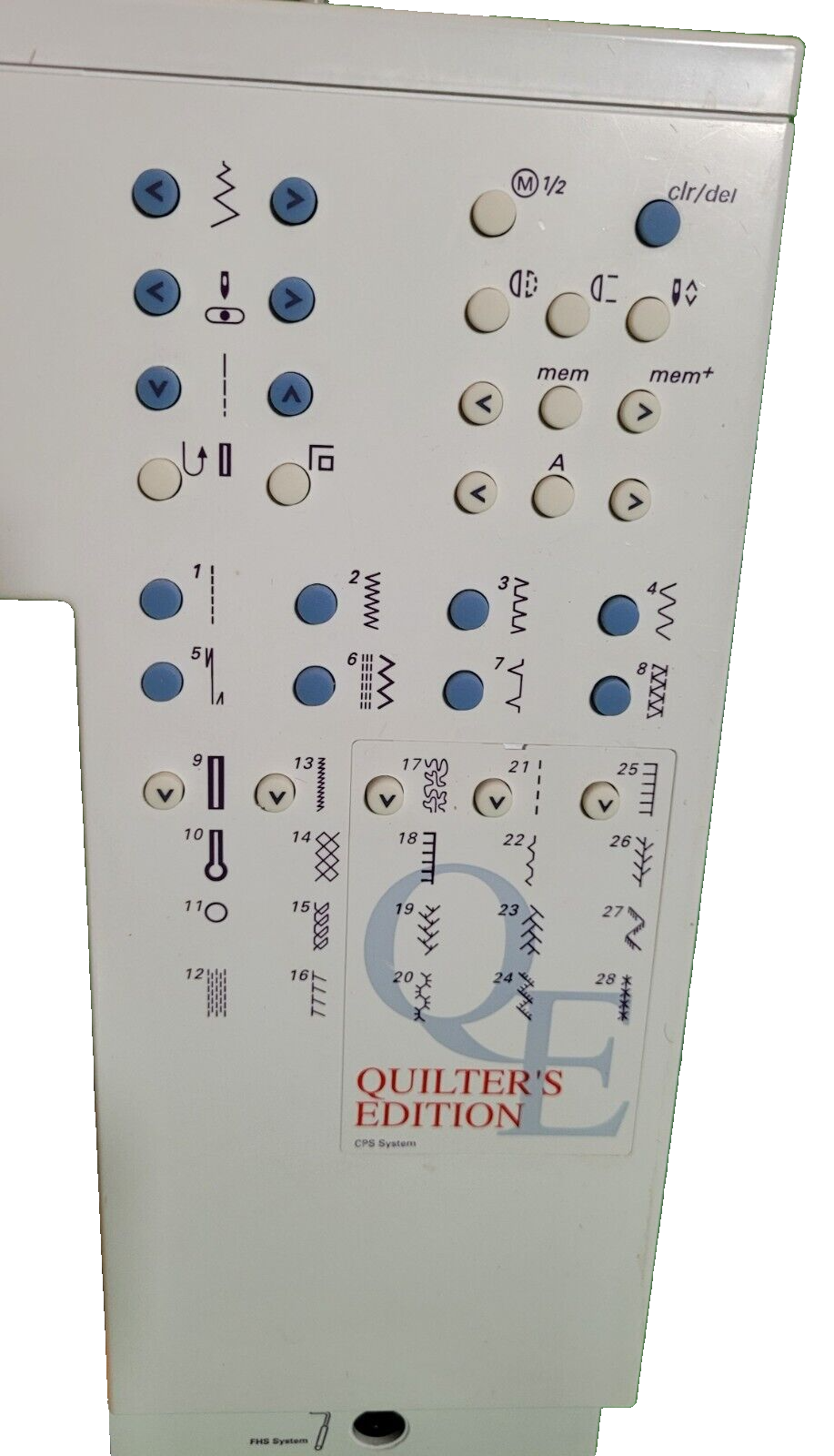 Bernina Virtuosa 150 Quilter's Edition Sewing Machine W/Tote, Pedal