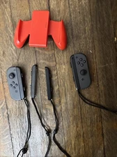 Nintendo switch joy cons and controller and 4 comfort grip