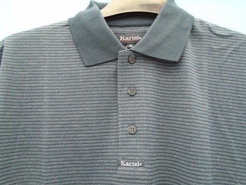 Brand New Kartel SS Polo Shirt ~ Colour ~ Midnight(Dark Grey) ~ Size ~ Medium - Picture 3 of 7