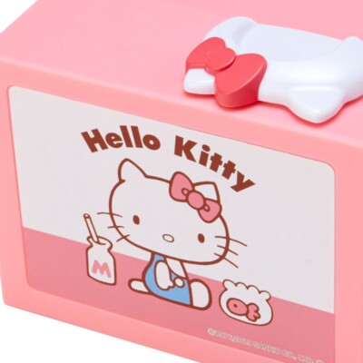 Hello Kitty Piggy Bank Coin Box Sound Gimmick Moving Figure Toy