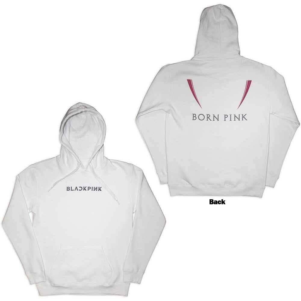 BlackPink Unisex Pullover Hoodie: Born Pink (Back Print) (X-Large)