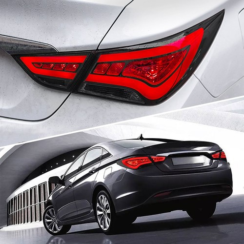 Luces traseras LED de lente ahumada VLAND para luces traseras sedán Hyundai Sonata 2011-2014 - Imagen 13 de 14