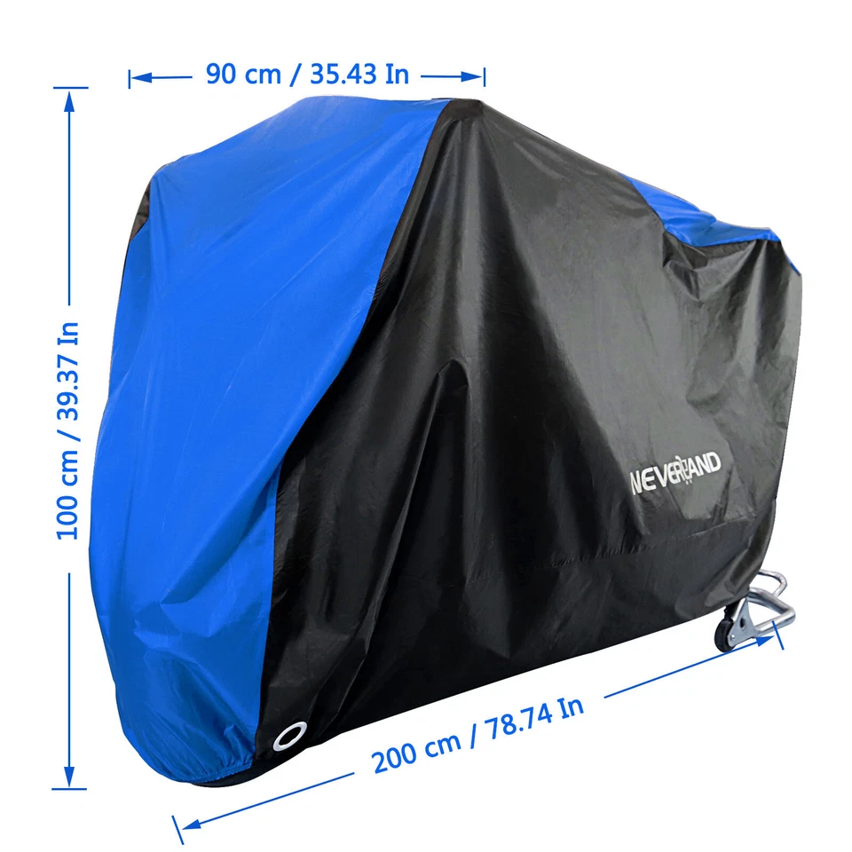 Funda Moto M Impermeable Azul Lluvia Protector Scooter Para Yamaha Zuma 50 125 Foto 3 de 4