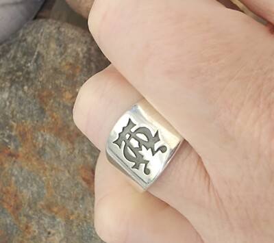 Retired James Avery Alpha and Omega Ring Size Unisex, Neat Piece!