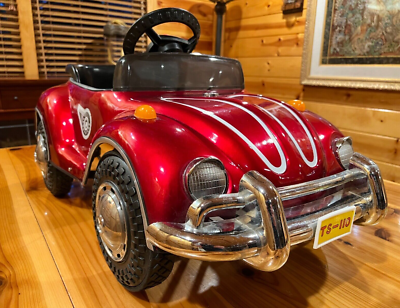 VW Convertible Volkswagen Beetle Bug Junior Sportster TS-110 Red