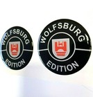 Wolfsburg Edition stickers, epoxy 56mm, x 2 universally applicable, side