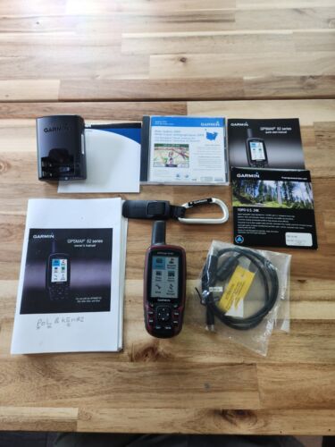 GARMIN GPSMAP 62STC Handheld GPS Navigator And Accessories - Picture 1 of 12
