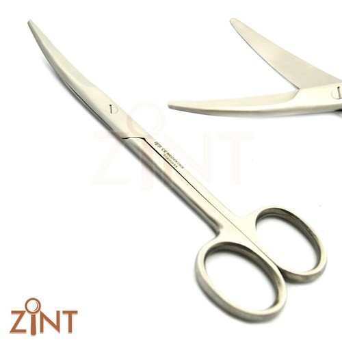 Surgical Mayo Removal Scissors Blunt Sharp Curved Otho Dental Lab Tool ...