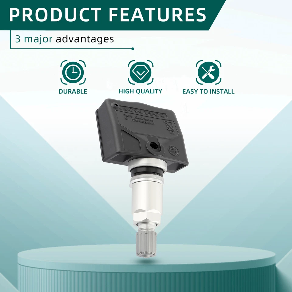 4PCS 40700-1AA0D TPMS TIRE PRESSURE SENSOR For NISSAN CUBE NV200 INFINITI — 第 4/4 张图片