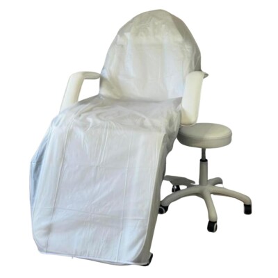 PVC Kunststoff Couch Bezug Schutz Wiederverwendbar Schönheit Stuhl/Bett Abdeckung mit Bindebändern