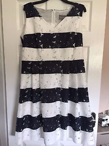 phase eight navy and white dress