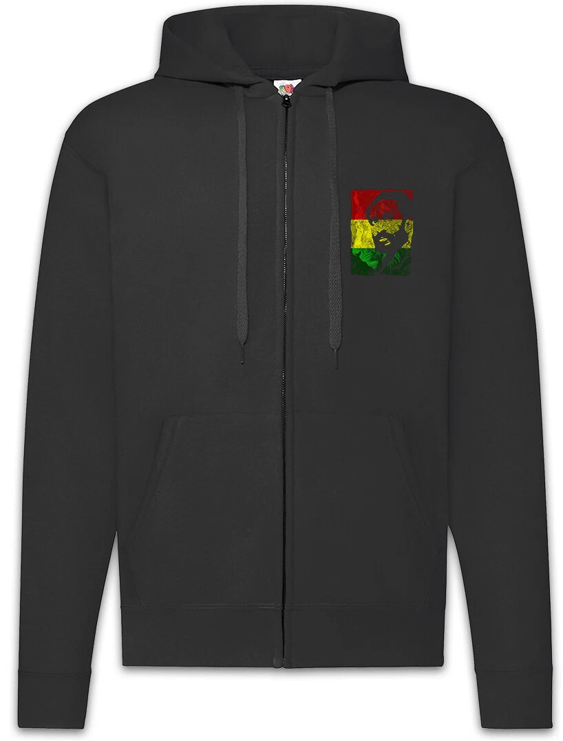 Haile Selassie Portrait Iii Zipper Hoodie Lion Of Judah Ethiopia Rastafari Irie
