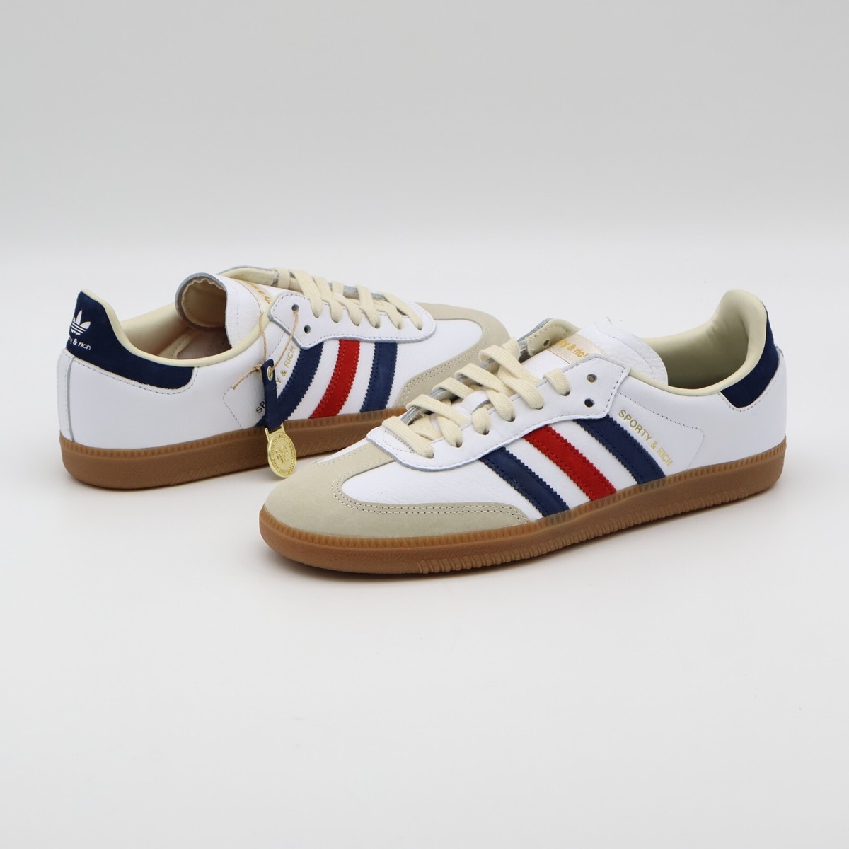 IH8338 Sporty Rich adidas Originals Samba OG Cloud White