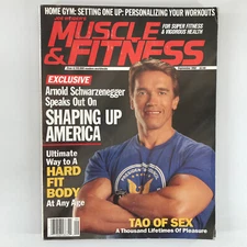 Muscle & Fitness Sept 1992 Subscription Edition Cover: Arnold Schwarzenegger