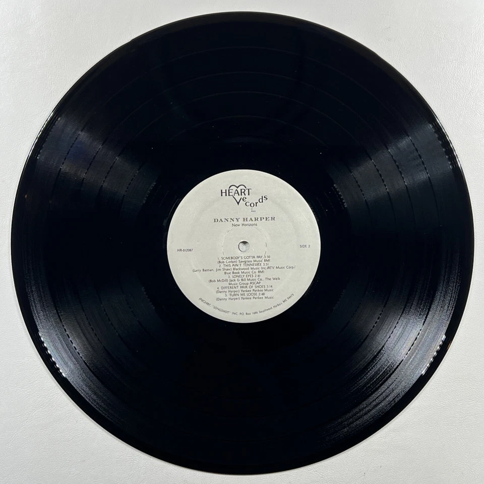 Danny Harper “New Horizons” LP/Heart Records HR-012087 (NM) Shrink 1987 - Image 4 of 4