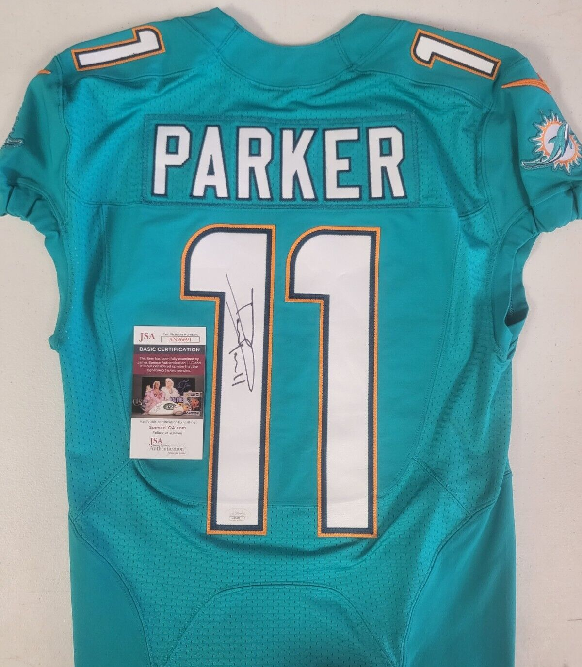 Nike Miami Dolphins No11 DeVante Parker Camo Men's Stitched NFL Limited 2018 Salute To Service Jersey