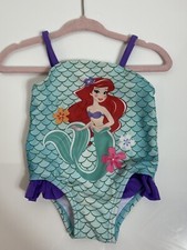 Disney Baby The Little Mermaid Ariel One 1 Piece Swimsuit Bathing Suit 3 6 month