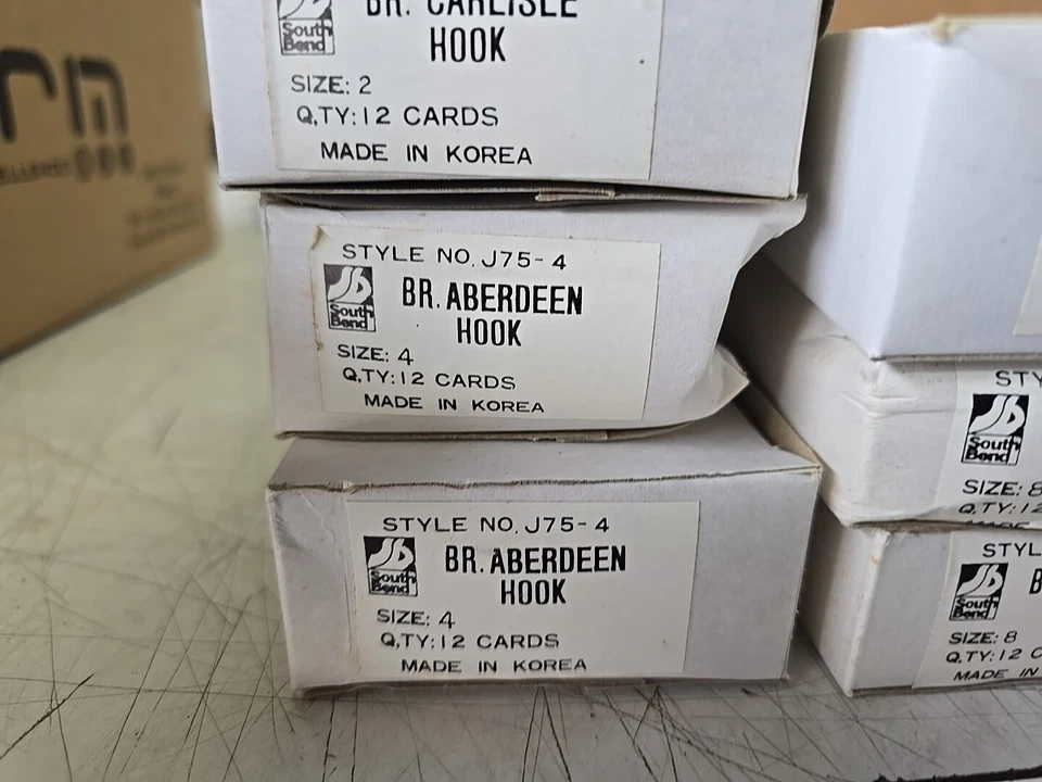 Ganchos South Bend 6 12 pacotes tamanho 12 pacote br Aberdeen ouro Aberdeen carlisle  - Imagem 3 de 4