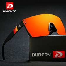DUBERY Oversized Polarized Sunglasses Men Women Siamese Lens Sport Glasses UV400