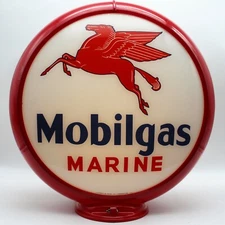 MOBILGAS MARINE Gas Pump Globe 13.5" - SHIPS ASSEMBLED! READY FOR YOUR PUMP! 