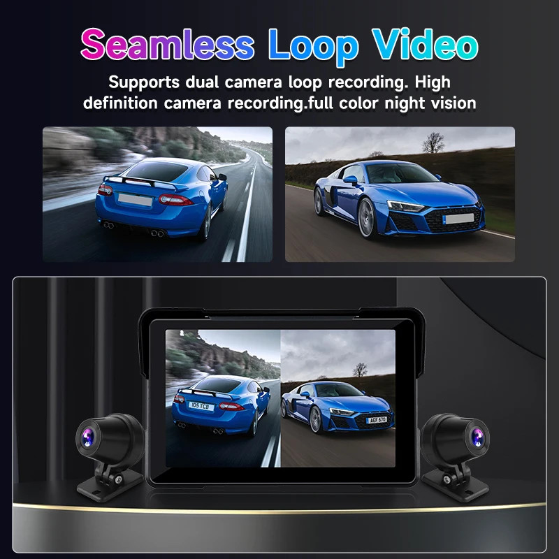 Schermo 7 Pollici CarPlay Wireless Android Auto GPS Portatile Impermeabile Ipx7 - Miniatura 12