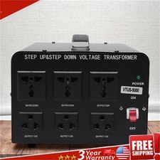 5000W Peak Voltage Converter Transformer Step Up/Down 110v-220v / 220v-110v SALE