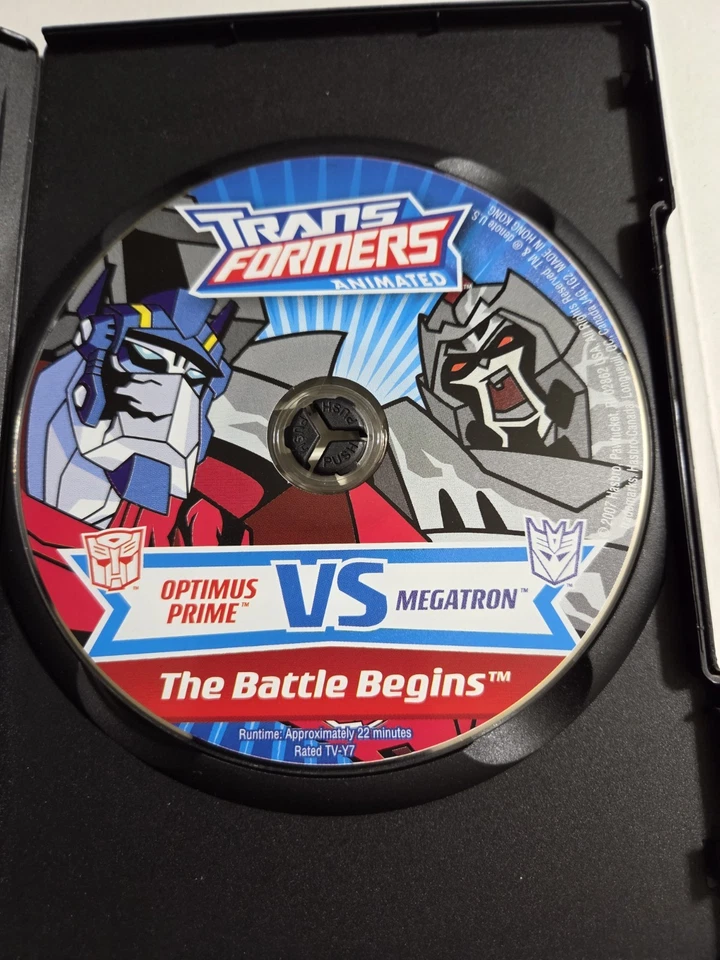 Transformers animated : The battle begins 2007 dvd  - Image 3 of 3