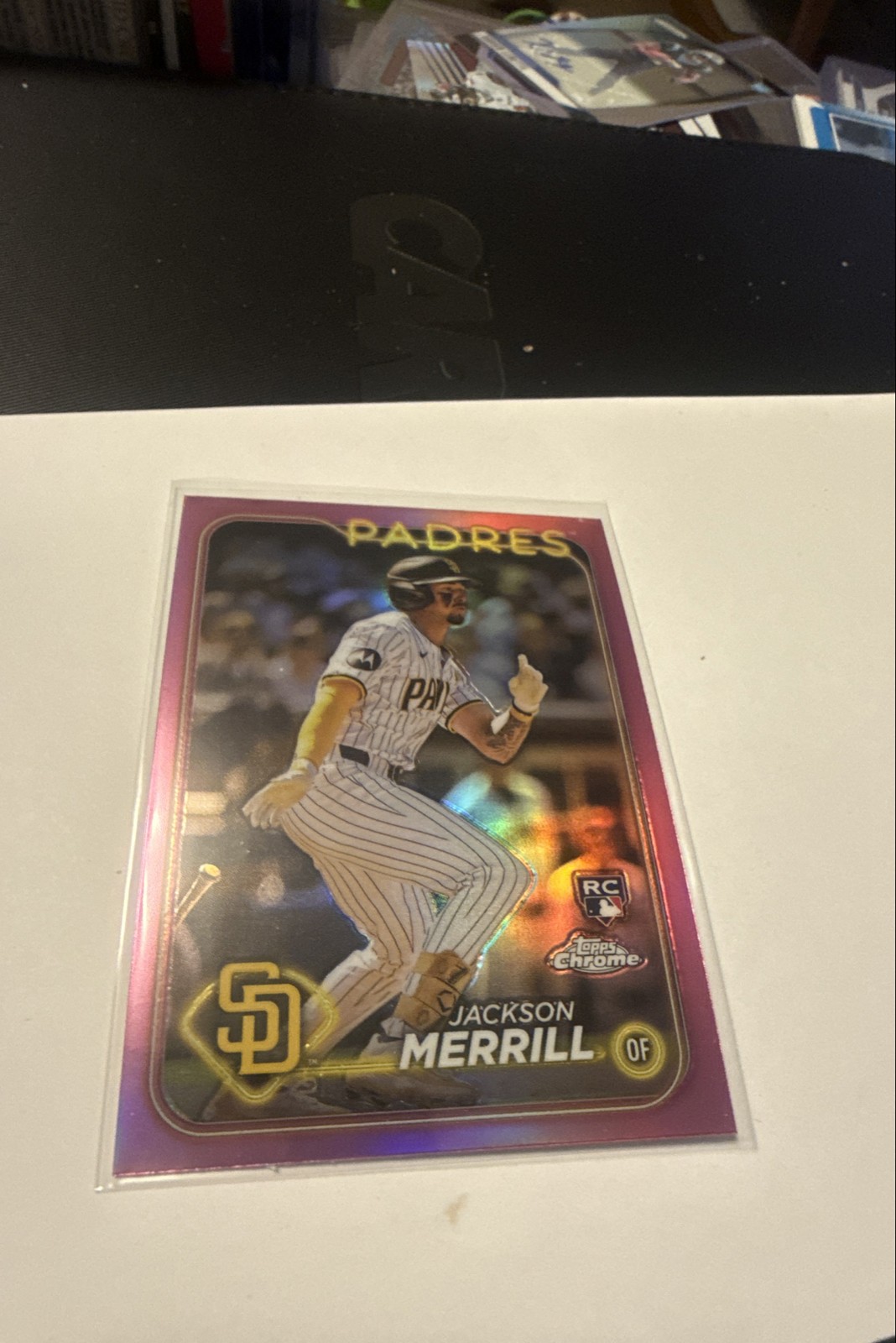 2024 Topps Chrome - Jackson Merrill #207 Pink Refractor (RC)