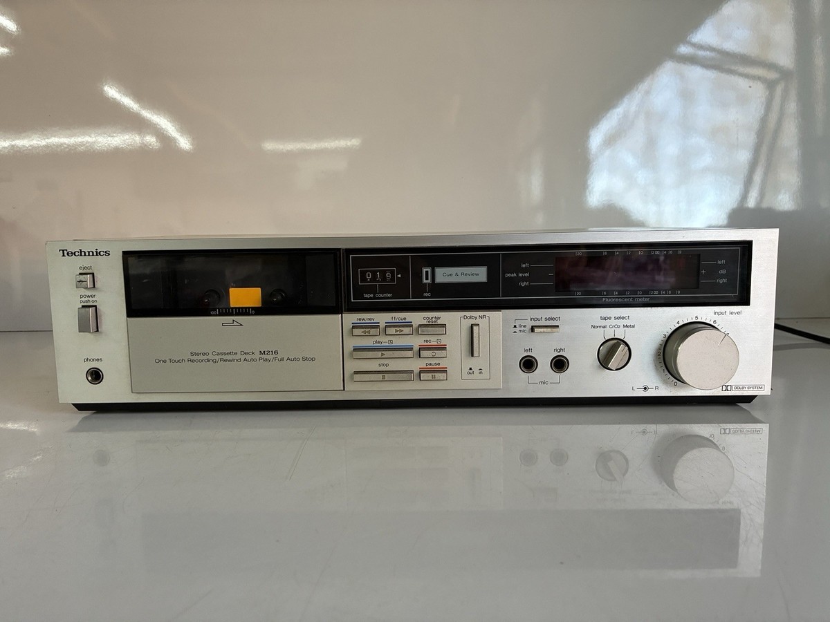 Technics RS-M216 Cassette Tape Deck Read Description | eBay