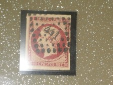 Timbre France classique NAPOLEON N°17 Ai carmin foncé