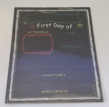First Day of School Chalkboard Sign Reusable Photo Prop Back to School