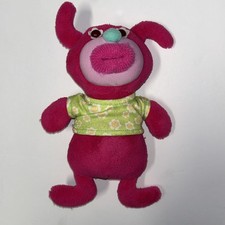 Fisher Price Sing a Ma Jig " Singing Plush Pink *green Shirt Works