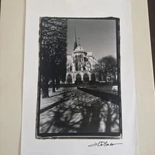 “Notre Dame Cathedral I” Laura DeNardo. - 19x13 Inch