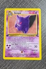 Gengar 20/62 1st edition Fossil 1999 Pokemon Card Rare MP-LP