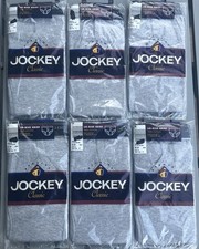 Vintage Jockey Classic 100 Cotton Lo-Rise Briefs Size 34 Lot Of 6 Gray New