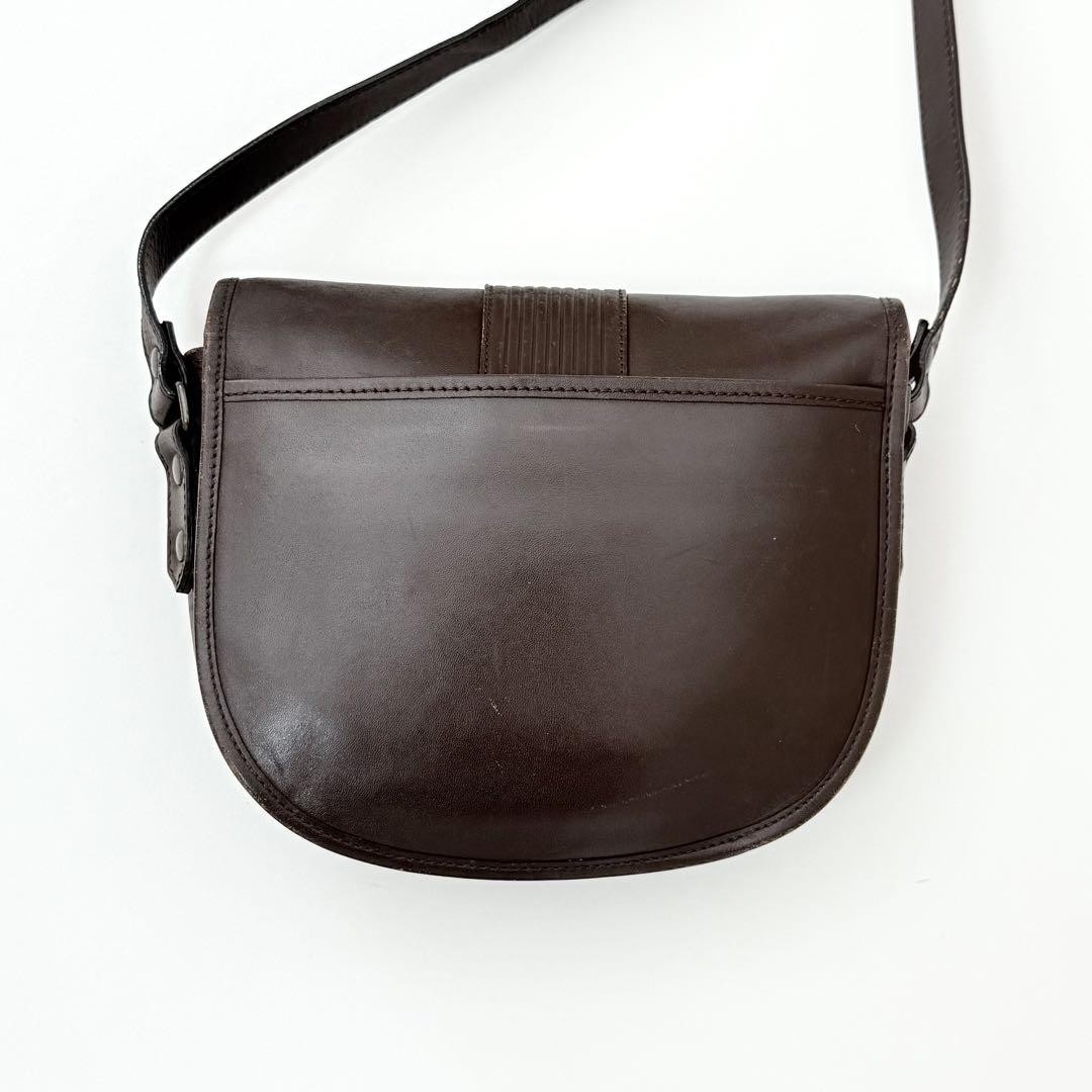 Borsa a tracolla Yves saint Laurent logo YSL marrone F62