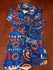Chicago Cubs Robe Concepts Sport Pajama Fleece Lounge Bath Robe One Size Fits