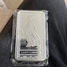 10 OZ SILVER BAR - PAMP LADY OF LIBERTY [SEALED]