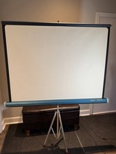 Vintage Da-Lite De Luxe Challenger Theatre Projector Screen with Original Box