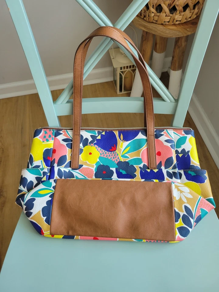 🌞Reliquia 'You Are My Sunshine' Bolso de Hombro Cartera Coloridas Borlas Florales Foto 3 de 4