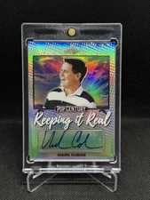 Mark Cuban 2020 Leaf Pop Century Autograph Auto Keeping It Real 18/50 #KIR-MC1