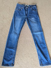 Levis Strauss 511 Jeans Slim Fit Blue Girls Boys Size 16 28x28 Exc Condition