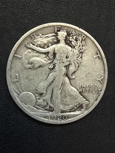 New Listing1920-D  Denver  Mint Silver Liberty Walking Half Dollar  lot # 2204.