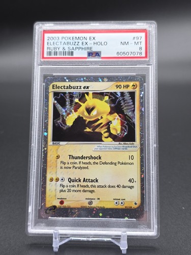 Electabuzz ex graded PSA 8 for sale on eBay